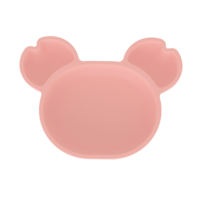 Crab Silicone Children Food Plates (3)