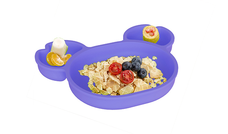 Crab Silicone Children Food Plates (6)